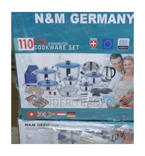 110pcs Cookware Marwa Stainless Steel Cookware - main view