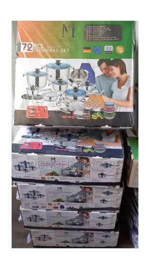 72pcs Marwaa Cookware Set,