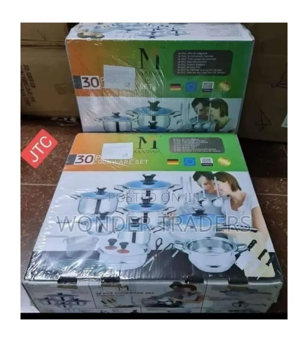 30pcs Marwaa Cookware Set Germany Life,