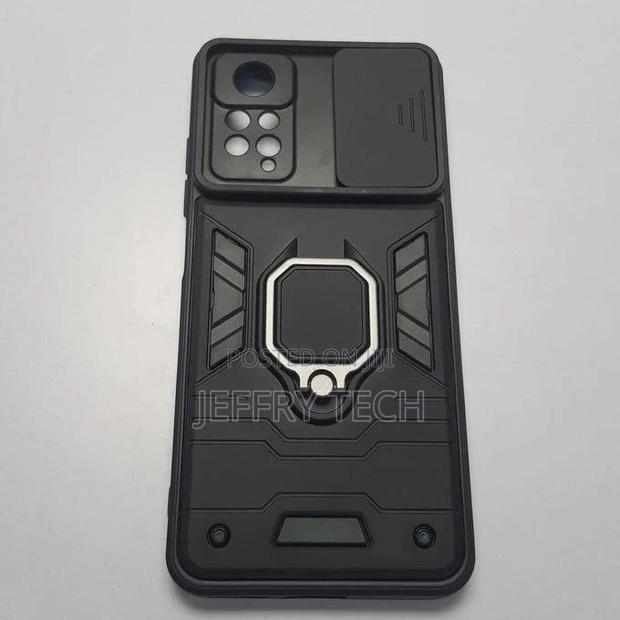 Back Cover With Metal Ring for Mi Note 11 Pro Anti-Shock Cas