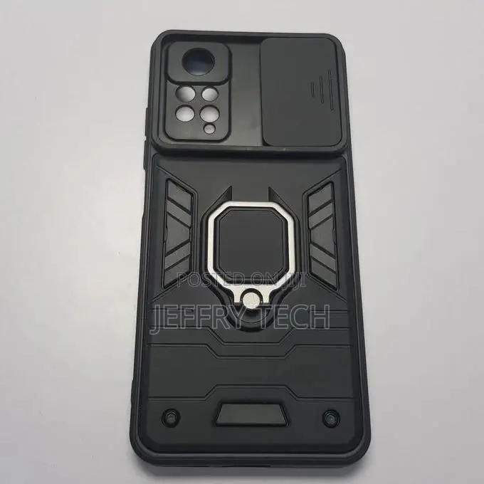 Back Cover With Metal Ring for Mi Note 11 Pro Anti-Shock Cas