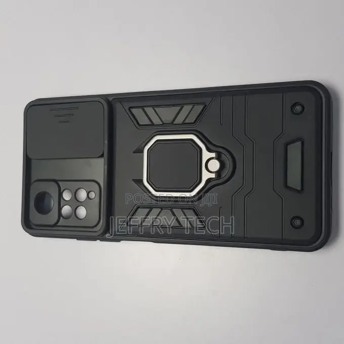Back Cover With Metal Ring for Mi Note 11 Pro Anti-Shock Cas