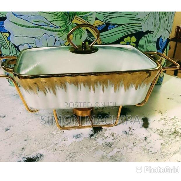 Ceramic Chaffing Dishes - main view