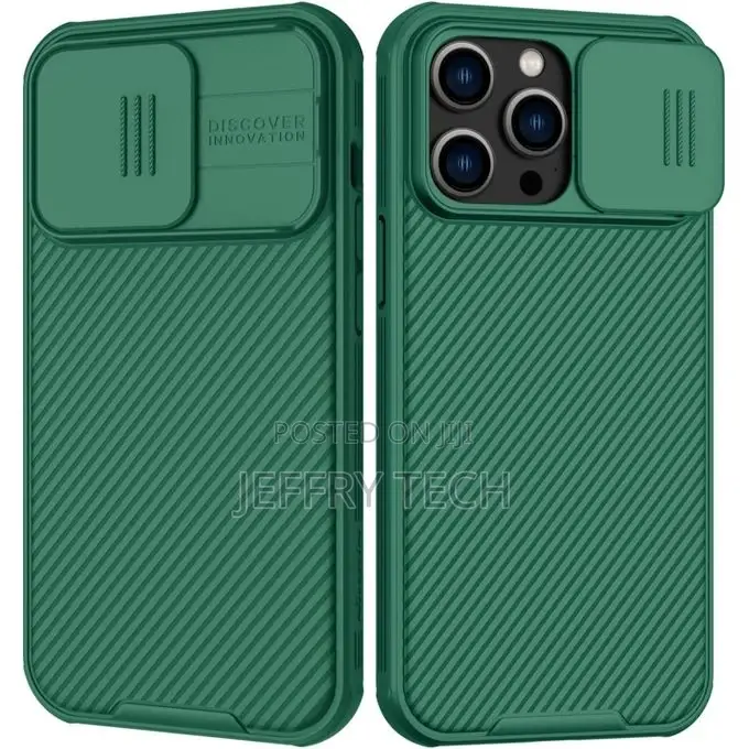 Nillkin Case With Camera Cover for iPhone 14 Pro Max - Green
