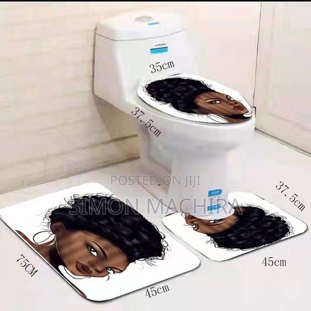 3 in 1 Toilet Mat Set