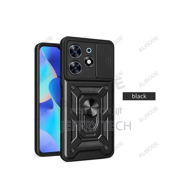 Tecno Spark 20 Case Slide Camera Lens Protect Cover Blac - thumbnail 3