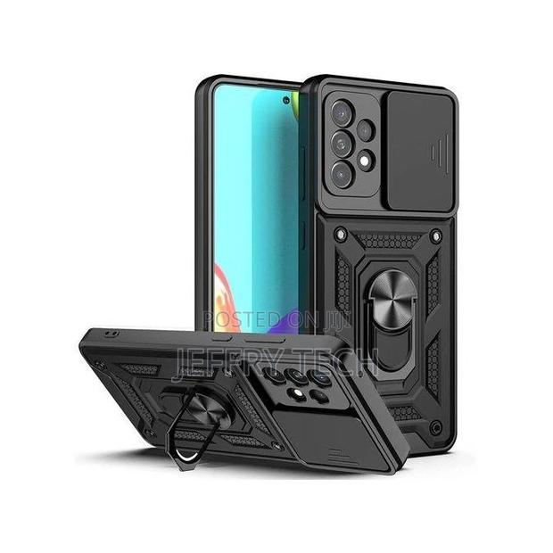 (Black)Slide Camera Lens Case for Samsung Galaxy S21 Ultra