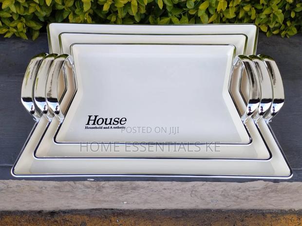 3pcs Set Acrylic Serving Tray-3shapes