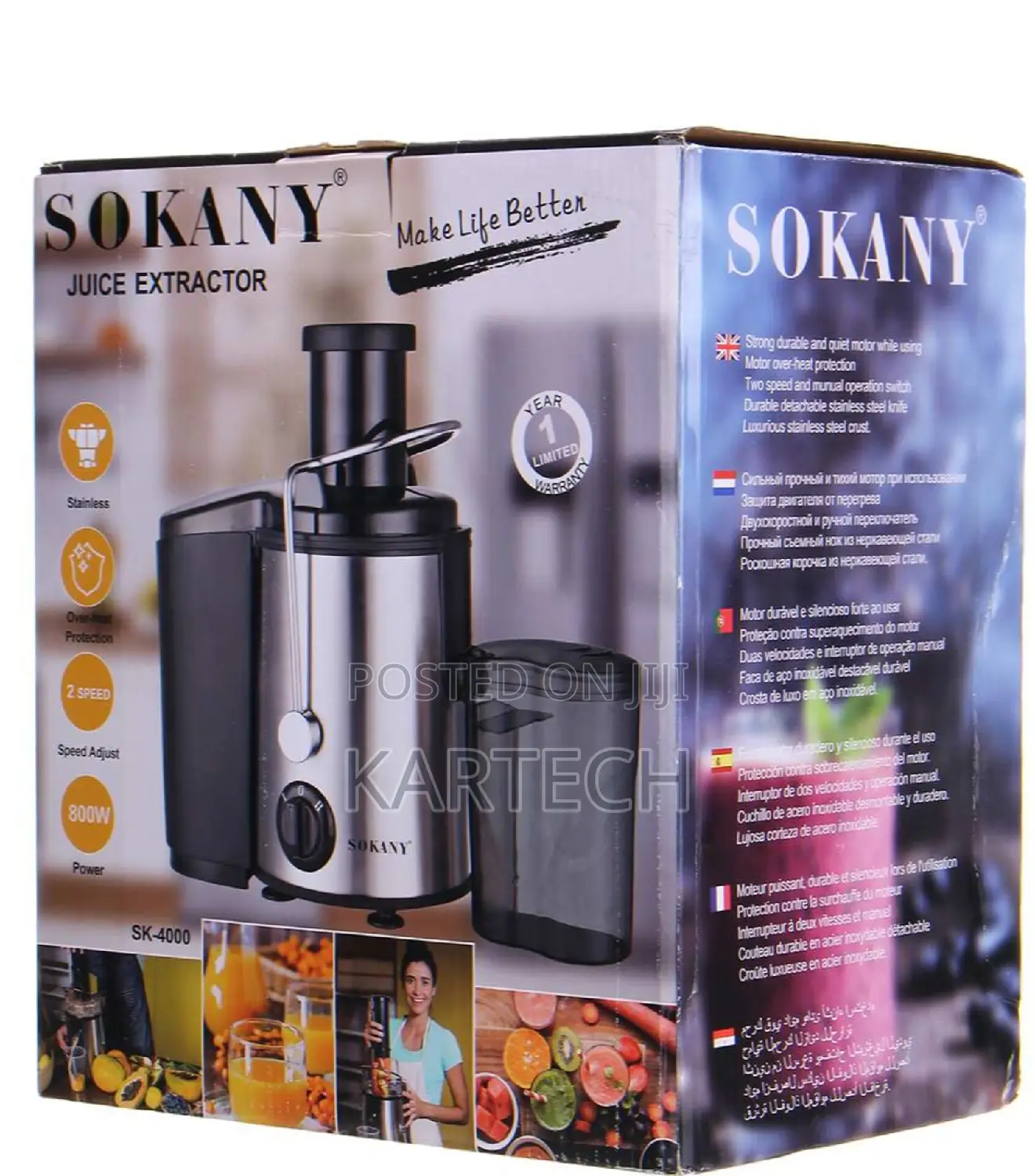 Sokany SK-4000 Juice Extractor