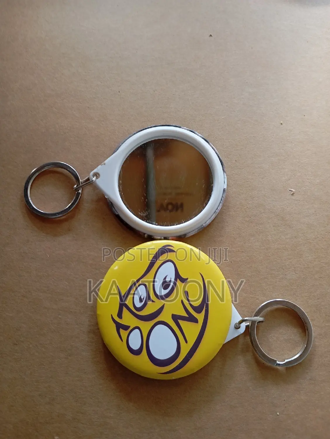 Custom Keyholders With Mirror Back, 58mm