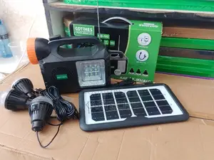 Solar Lamp Gd Times-102 With Radio, Bluetooth and 3 Bulbs