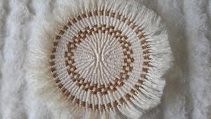 Flowered White Table Mats - thumbnail 2