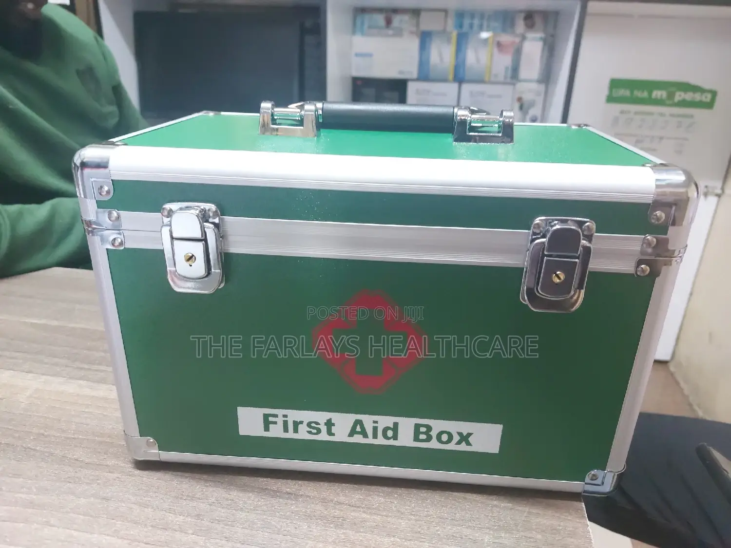 Green First Aid Box EMPTY
