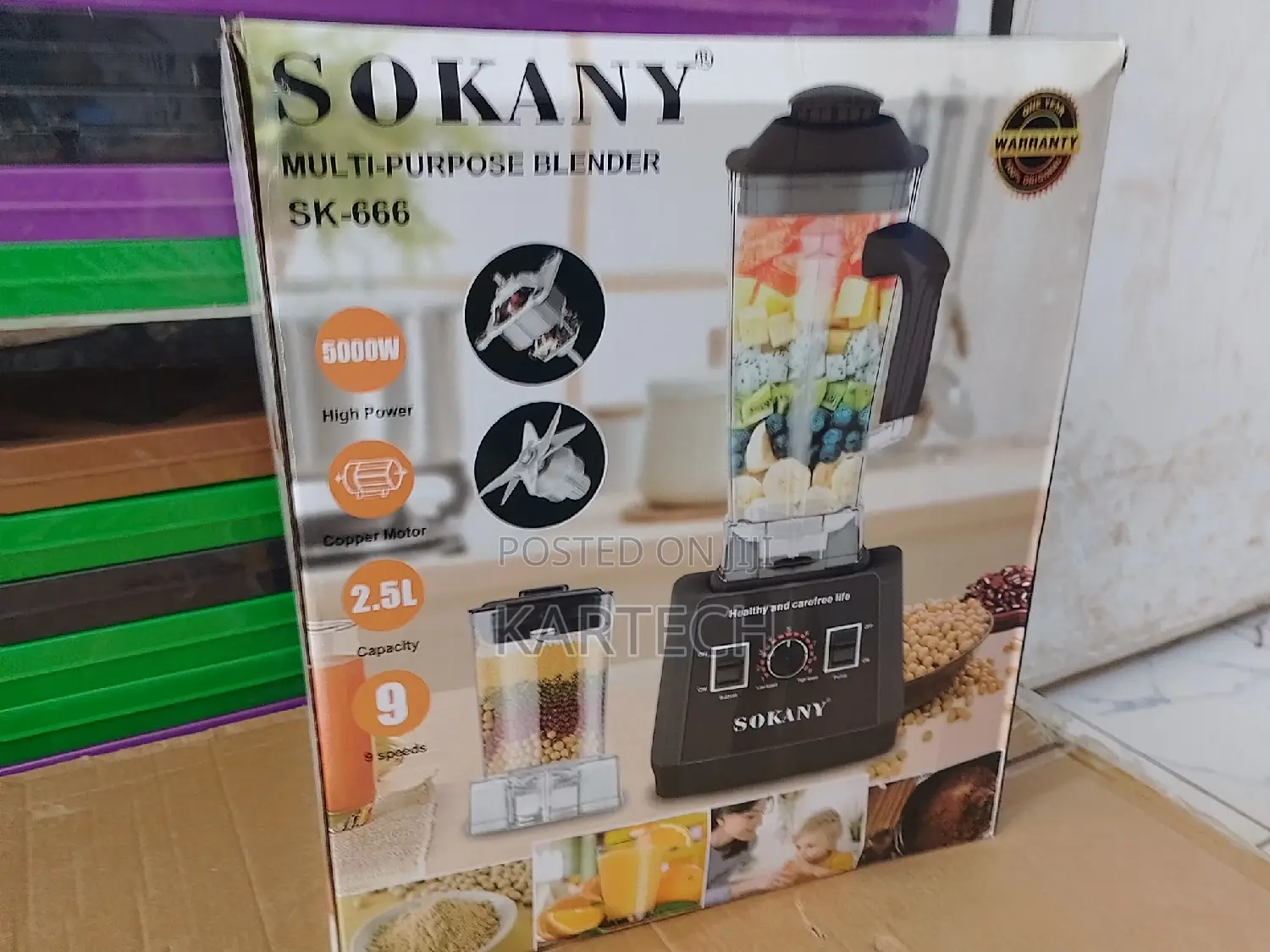 5000w Sokany Commercial Blender