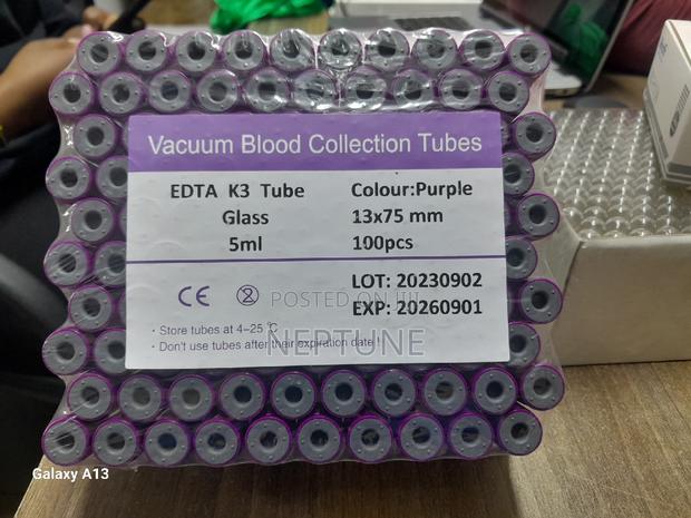 Blood Collecting Tubes Purple Top