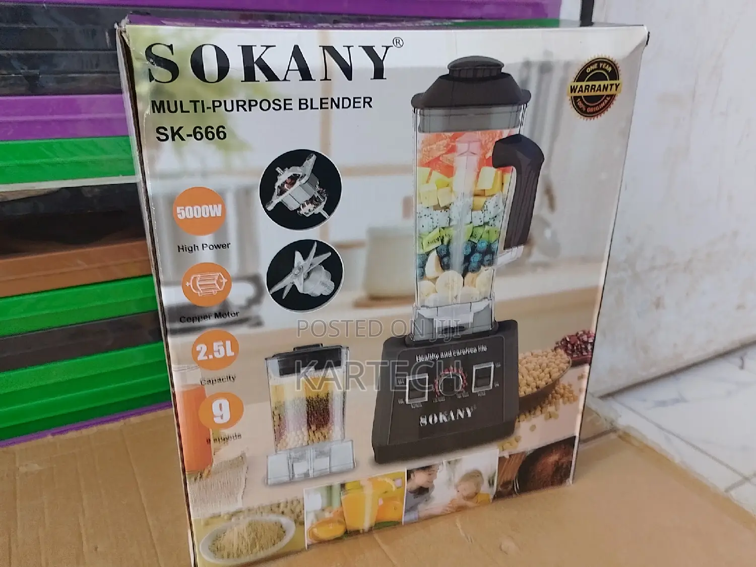 Sokany Sk-666 Commercial Blender 5000w