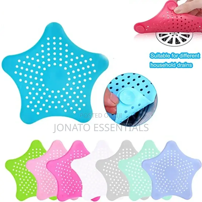 Star Shaped Sink or Bathroom Drain Strainer