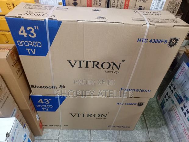 Vitron 43" Super Slim Frameless Smart Own System Android Tv - thumbnail 2