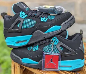 Thunder Blue Jordan 4s