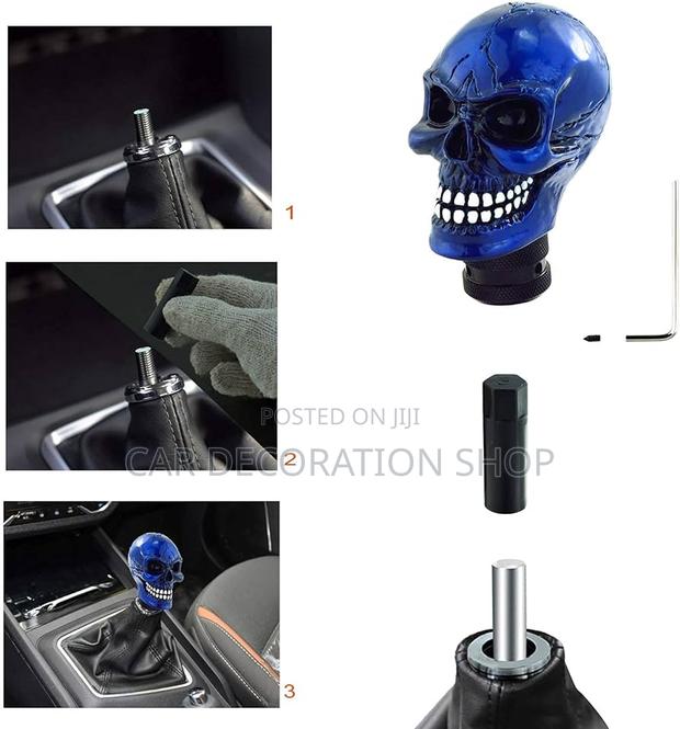 Alien Themed Skull Gear Shift Knob - main view