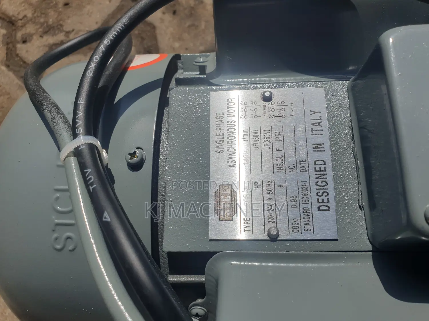 STCL Single Phase Electric Motor 1.5hp Low Speed