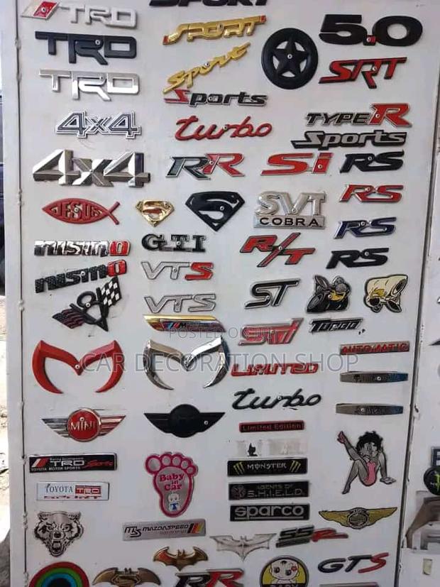 Stick on Different Car Badges