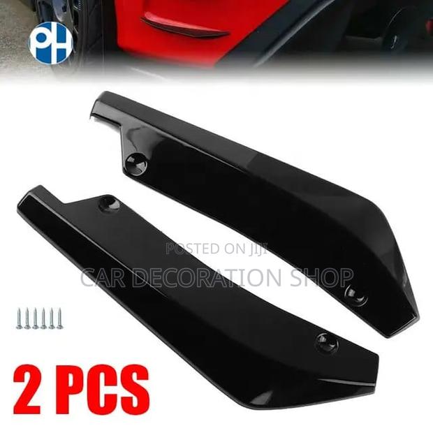 2pc Gloss Black Side Corner Lip