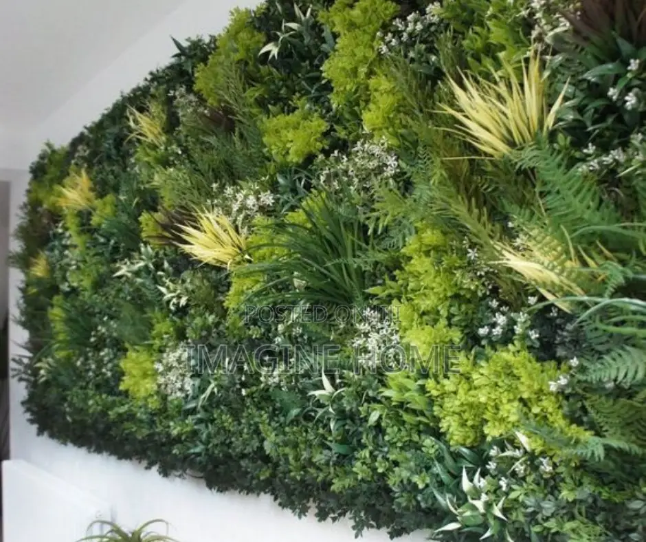 Big Artificial Green Wall Hedges