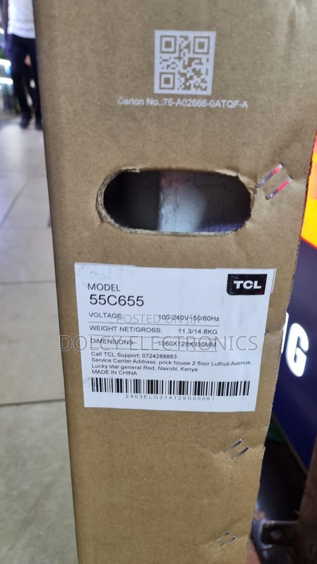 Tcl C655 55" Qled Pro Smart Google Tv - thumbnail 2
