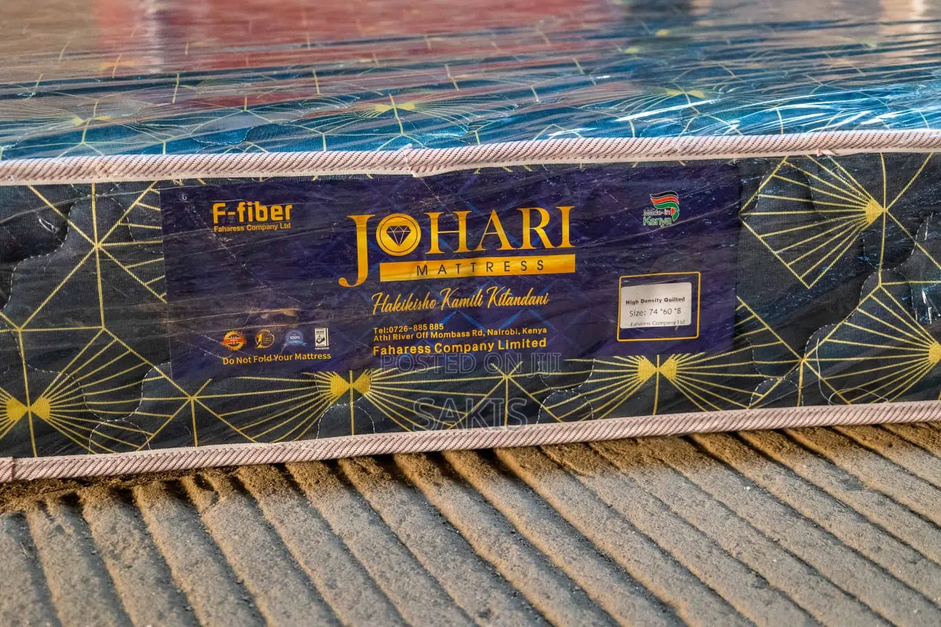 Say It? 8inch 4 X 6 Johari High Density Quilted Mattresses