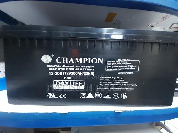 Champion Regulated Lead Acid Battery 200ah - main view