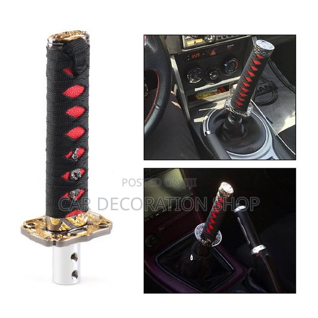 10cm Chrome Car Katana Sword Gear Knob