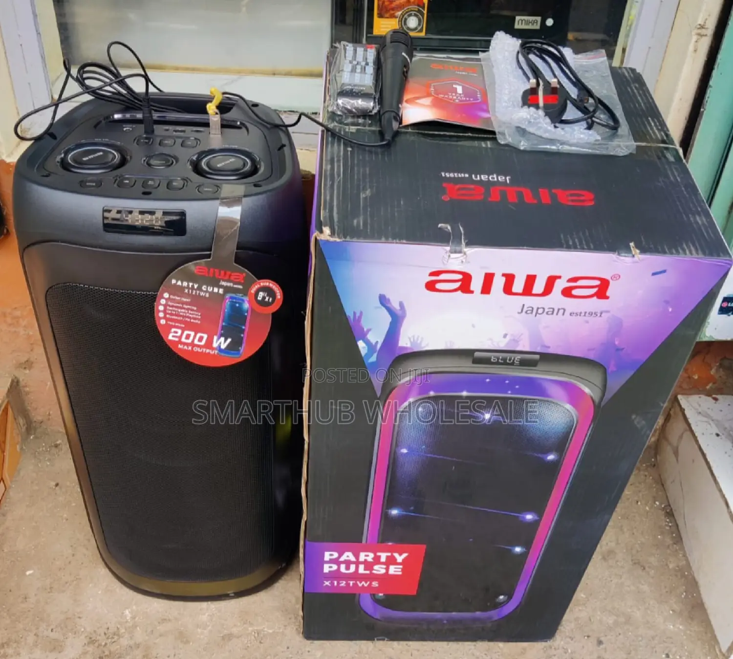 *Aiwa Party Speaker X12 200W With Microphone**