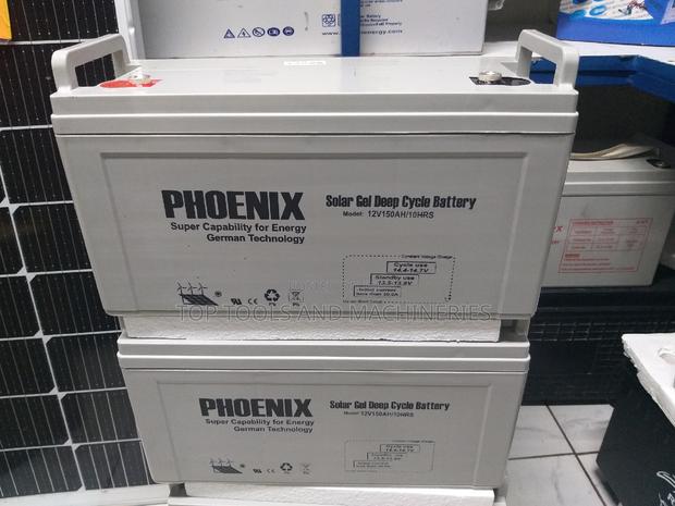 Phoenix 12V 150ah Solar Gel Deep Cycle Battery