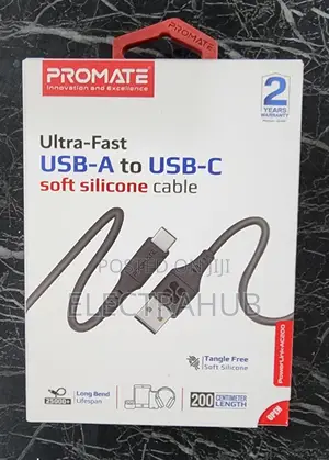 Promate Powerlink AC200 USB Type C Cable