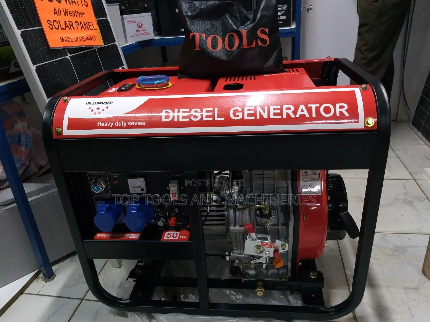 UK Standard 10.5kva Heavy Duty Open Type DIESEL Generator