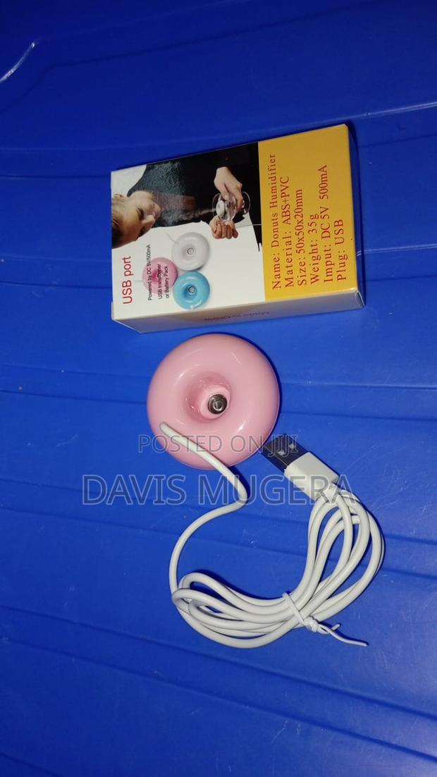 Humidifier For Incubators Portable Donut Diffuser -USB - thumbnail 4