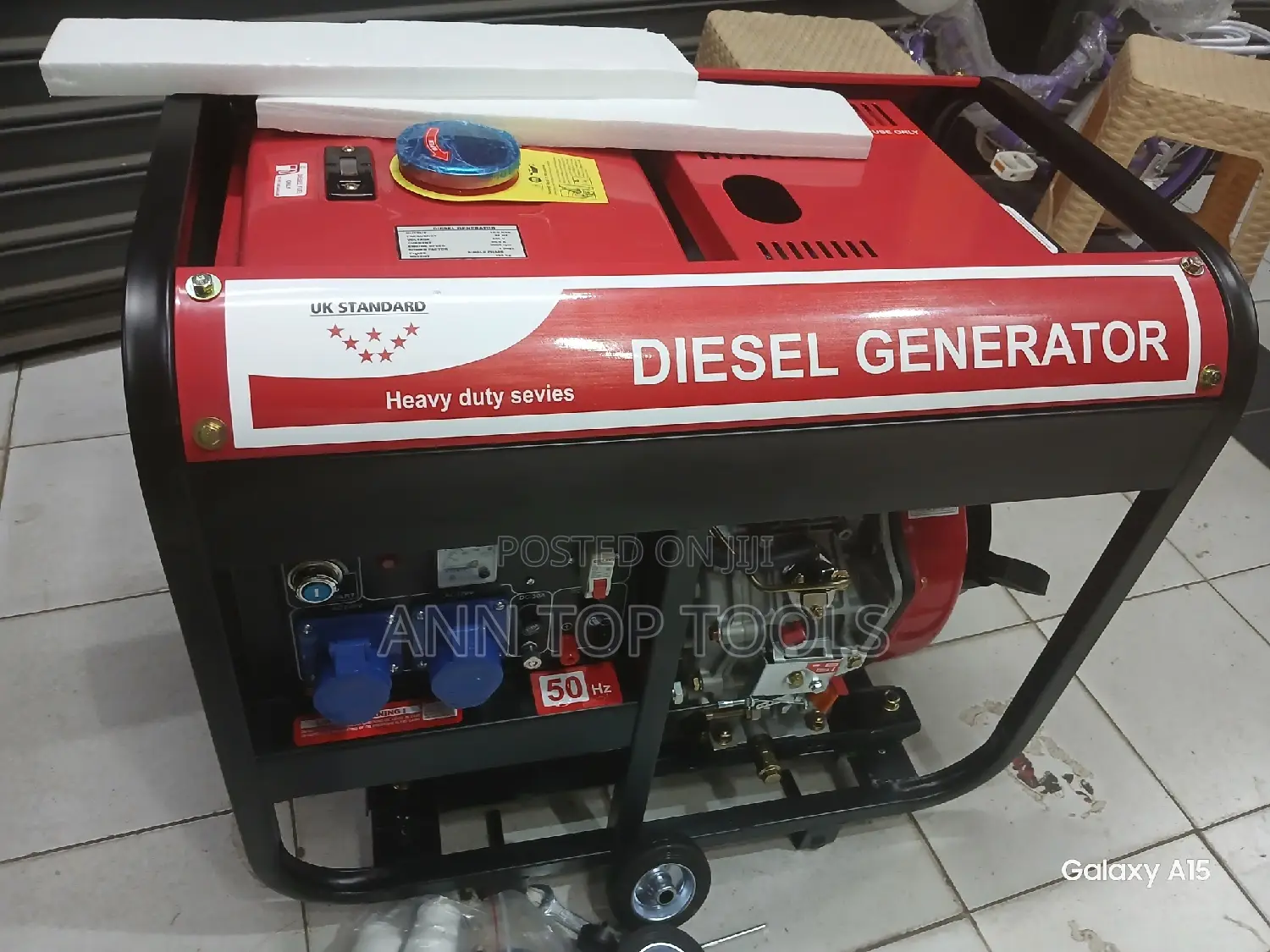 10.0 Kva UK Standard Open Single Phase Diesel Generator