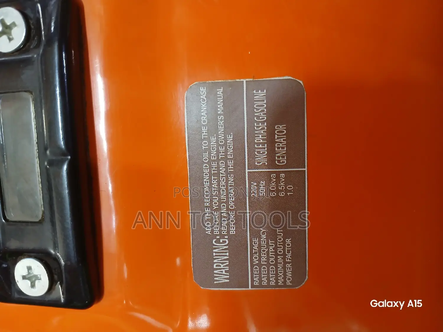 6.5 Kva Cigma UK Petrol Generator