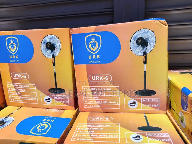 Fan, Standing Fan, Urk 16inches Black Standing Fan