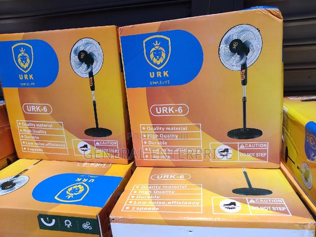 Fan, Standing Fan, Urk 16inches Black Standing Fan