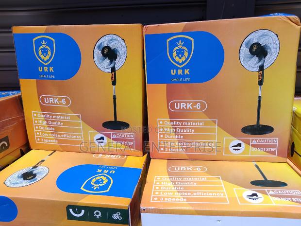 Fan, Standing Fan, Urk 16inches Black Standing Fan