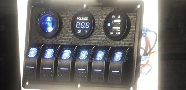 6 Gang Switch Panel With Digital Display