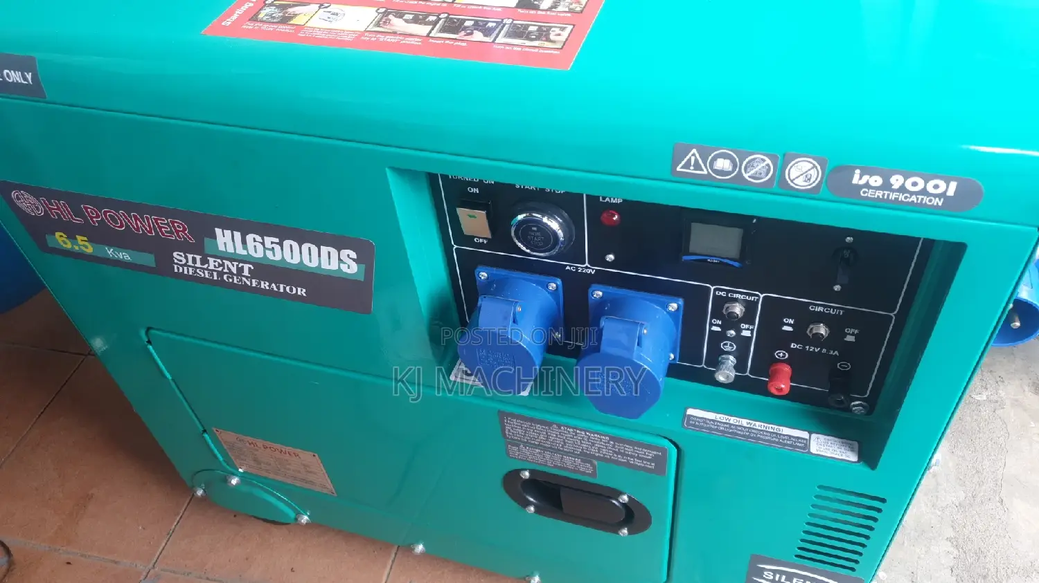 Hl Power 6.5kva Diesel Silent Generator With A.T.S
