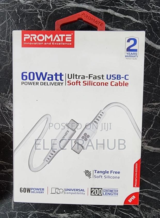 Promate Powerlink CC200 USB Type C-C Cable - main view
