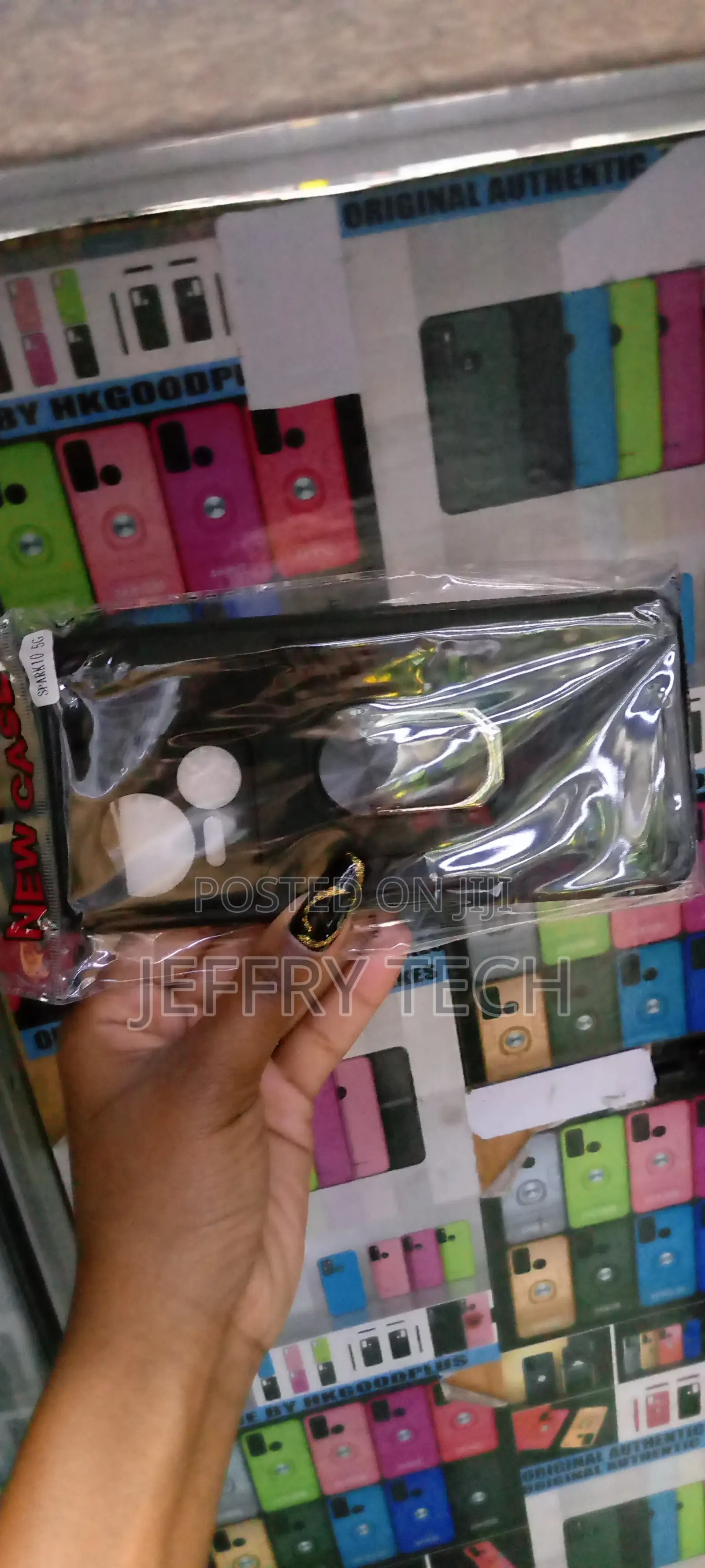 Unistuff Back Case Cover for Tecno Spark 10 5G | Ring Stand