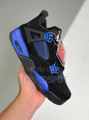 Thunder Blue Jordan 4 - thumbnail 2
