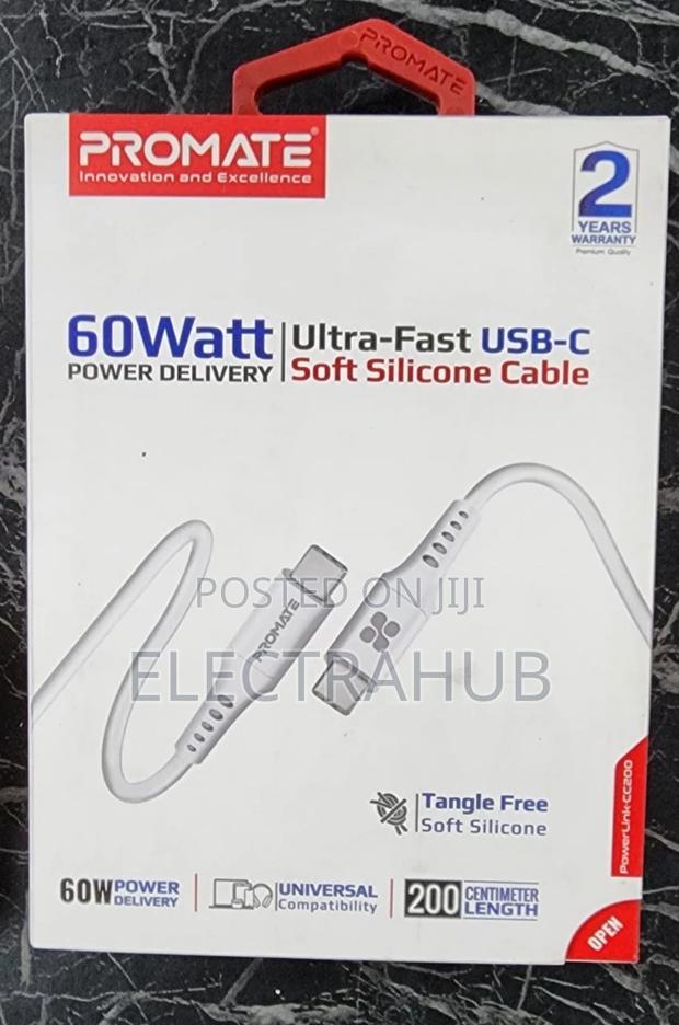 Promate Powerlink CC200 USB Type C-C Cable - thumbnail 2