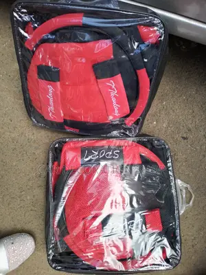 Ractis Fitted With Light Fabric Material Redblack Seat Cover