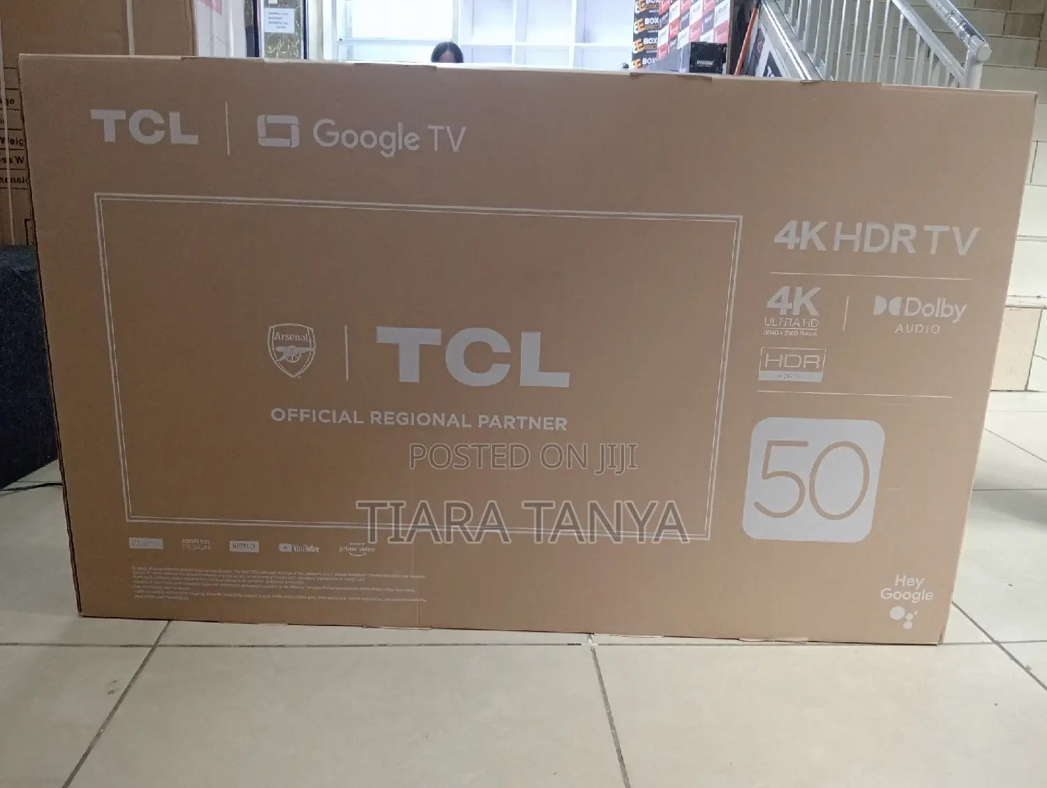 TCL 50 Inch Smart Uhd Frameless P635 Tv